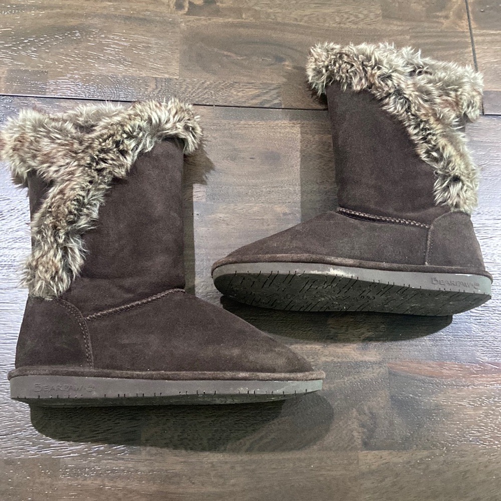 Bearpaw Women Tabatha 2468w Chocolate 205 Size 9 Womens Boots